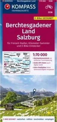 Immagine prodotto di Carta ciclistica KOMPASS 3336 Berchtesgadener Land, Salisburgo 1:70.000