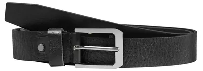 Produktbild von Leonardo Verrelli Damen Gürtel hochwertiges Echtleder, kürzbar, schwarz, 85 cm - 125 cm (Bundweite)