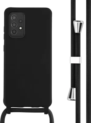 Obrázok produktu pre imoshion Silikónové puzdro so šnúrou pre Samsung Galaxy A52(s) (5G/4G) - čierne