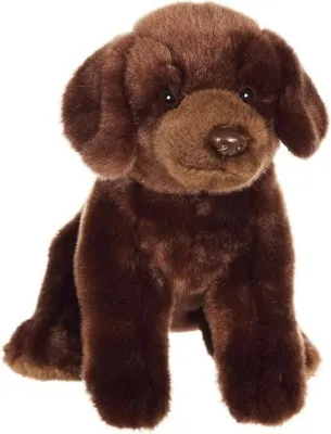 Produktbild von Plüsch Labrador Hund, Braun, Sitzend, 25 cm - GIPSY TOYS