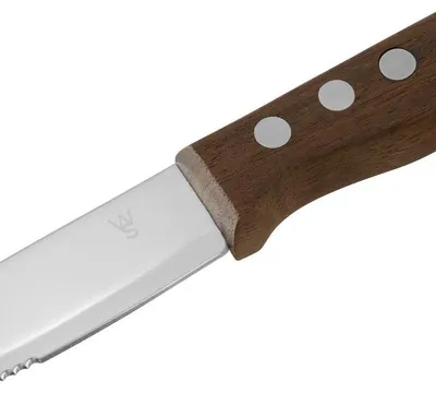 Produktbild von Steakmesser Set, mit Pakkaholzgriff, 25 cm