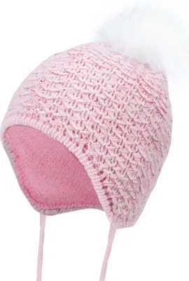 Productafbeelding van Meisjesmuts, gebreid - 9822 - roze