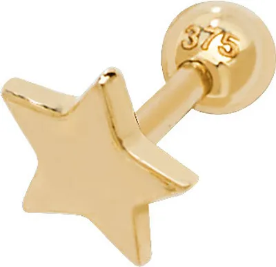 Produktbild von Edle 9 Karat (375) Gold Damen - Einzel Knorpel Ohrstecker - 6mm*6mm; TRS25930