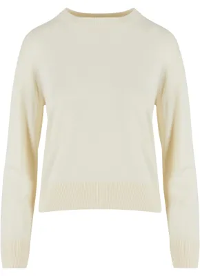 Immagine prodotto di Dámský svetr Urban Classics Donna Maglione a girocollo in maglia bianca - 3XL