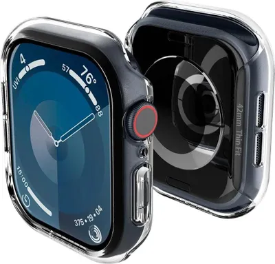 Produktbild von Spigen Thin Fit, Hlle, Smartwatch, Transparent, Apple, Apple Watch 10 (42mm), Polycarbonat (PC)