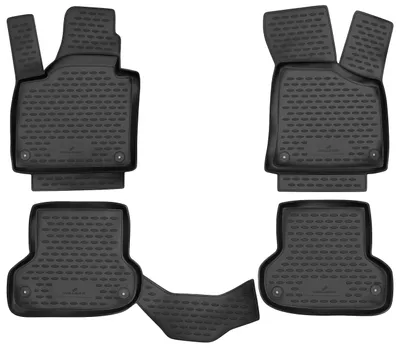 Produktbild von WALSER XTR Gummi Fussmatten Auto für Audi A3 (8P) 2006-2013, A3 Sportback 2008-2015, 100% passgenaue Auto Fußmatten, robuste Universal Fußmatte Auto, Gummimatten Auto