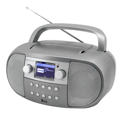 Produktbild von SOUNDMASTER Boombox SCD7600 Titan (mit Internet-/DAB-/UKW-Radio/CD/USB und Bluetooth®)