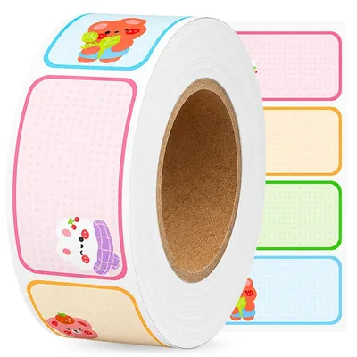Image de Autocollants colorés, étiquettes, marque-pages pour carnets, 280 pièces