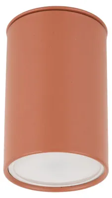 Produktbild von Deckenspot Metall GU10 D: 5 cm Aufputz Kaminrot rund Modern