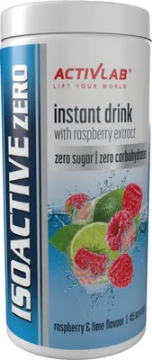 Zdjęcie produktu dla ISOACTIVE ZERO elektrolity bez cukru smak malina z limonką Activlab
