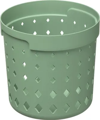 Image de NHG Corbeille de rangement SEOUL ROUND ORGANIZER M PP vert