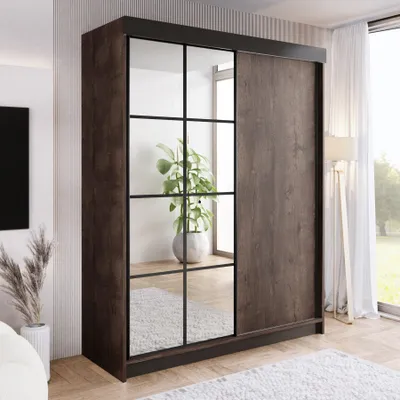 Produktbild von Schrank ARI 1 200 cm. Variante: Farbe Dunkles Esche, Größe 200x200x62