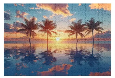 Image de Puzzle de 2000 pièces avec motif de paysage, pour adultes