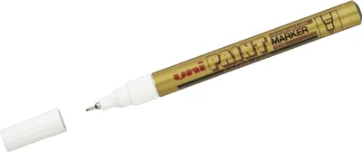 Produktbild von Lackmarker PX-203 0,8 gold Packung mit 12 Stück