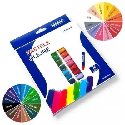 Produktbild von Ölpastellstifte, 24 Farben – Penword