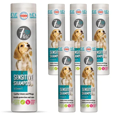 Produktbild von Sensitive Shampoo - Hundeshampoo für Welpen - 6 x 250 ml