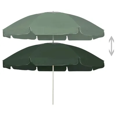 Immagine prodotto di Ombrellone da Spiaggia Verde 240 cm