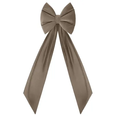 A decorative bow with long streamers.