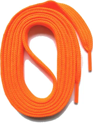 Produktbild von SNORS Schnürsenkel flach - NEONORANGE - 6mm - 90cm