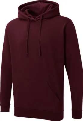 Produktbild von Uneek UX Hoodie UX4 Kapuzensweatshirt Herren Damen Basic Pullover maroon M
