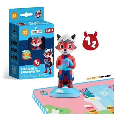 Produktbild von Edurino Lernfigur Robin ''Geometrie & Zahlenmuster''
