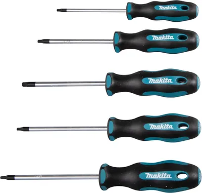 Image de Jeu de 5 Tournevis TORX MAKITA E-10534