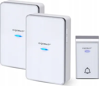 Obrázok produktu pre Sada bezdrôtového zvončeka Aigostar s 2 prijímačmi, dosah 150 m, IP44