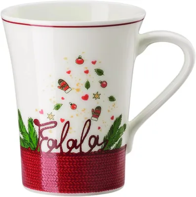 Produktbild von Hutschenreuther Nora Weihnachtszeit Falala Becher mit Henkel 0,4 l
