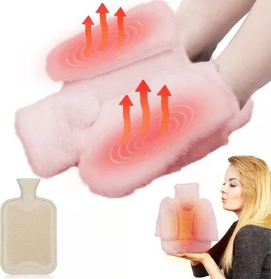 Produktbild von Famanu Fußsack mit weichem Plüschbezug und rutschfester Sohle - Warm und bequem