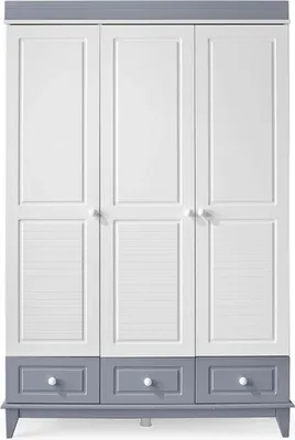 Image de Armoire moderne avec trois portes et tiroirs Design élégant