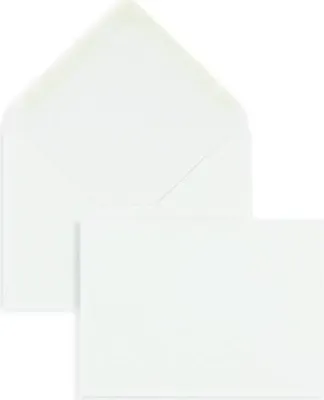 Produktbild von Briefumschläge 81x114mm (DIN C7) 100g/qm gummiert VE=100 Stück weiß