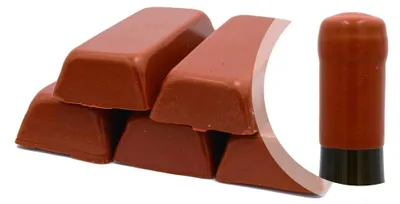 Immagine prodotto di Schellac marrone generico, 500 g, oppure cera sigillante morbida per sigillare bottiglie di vino