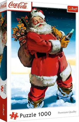 Produktbild von TREFL PUZZLE 1000 Coca-Cola Weihnachtsmann im Schnee 10923