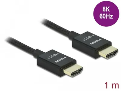 Image de DeLOCK 85384 Câble HDMI 1 m HDMI type A (standard) 3 x HDMI type A (standard) Noir (85384)