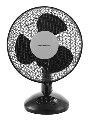 Produktbild von Emerio Tisch-Ventilator,23cm,2 Geschw.,3 Blätter, schwarz