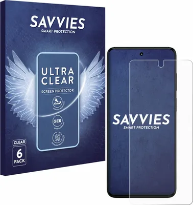 Produktbild von 6x Für Motorola Moto G82 5G Schutzfolie Savvies Displayschutz Display Schutz Folie Klar Transparent