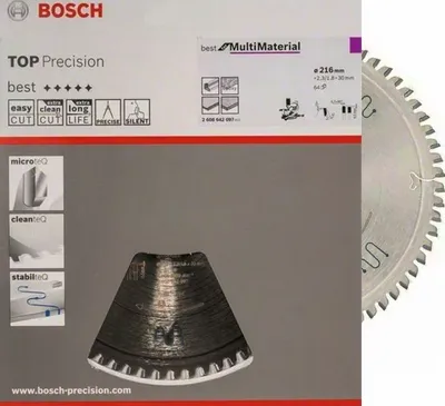 Produktbild von Bosch  Pro  Kreissägeblatt, 216 x 2,3 x 30 mm, 64 Z Multi Material