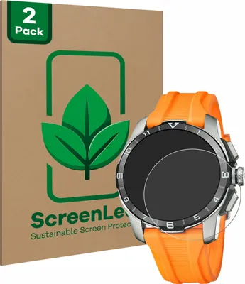 Produktbild von 2x ScreenLeaf Schutzfolie für Festina Connected D (44 mm) nachhaltiger Displayschutz Display Schutz Folie Klar Transparent