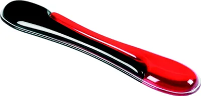 Produktbild von Gel-Handgelenkauflagen für die Tastatur 520 x 100 x 35mm rot/schwarz Packung mit 4 Stück