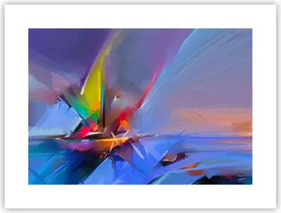 Produktbild von Poster - Poster ohne Rahmen - Abstraktion modern - 40x30 cm - Wand Bild - Wanddeko - Wandbilder - Kunstposter - Wandposter - Bilder - Kunstdruck - Wanddekoration - Wandbild - P2XAA40x30-4030