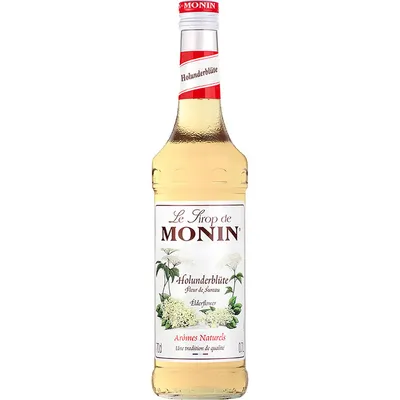 Produktbild von Monin Holunderblüten Sirup blumiges Aroma originelle Drinks 700ml