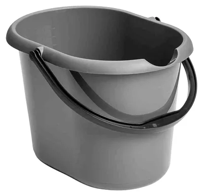 Produktbild von Putzeimer 13 Liter oval aus Kunststoff, farblich sortiert.