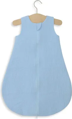 Immagine prodotto di Sacco a pelo per neonati, mussola, sacco a pelo, cotone traspirante, per l'estate, 0-6 mesi, blu, tog 1.0