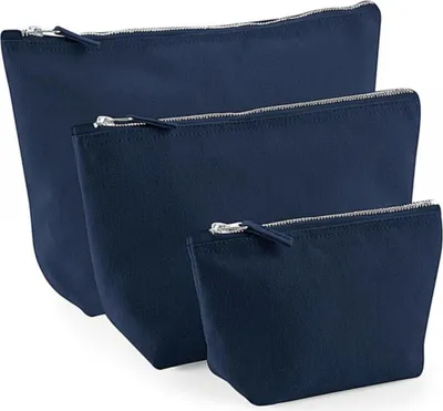 Produktbild von Westford Mill W540 | Canvas Accessory Bag  S: 17x7, M: 26x12, L: 31x15 - Farbe: Navy - Größe: L