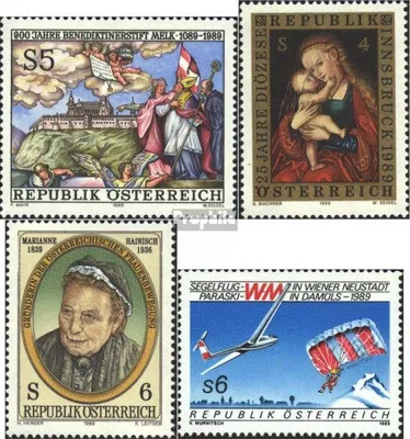 Produktbild von Briefmarken Österreich 1989 Mi 1944,1945,1946,1947 (kompl.Ausg.) gestempelt Sondermarken