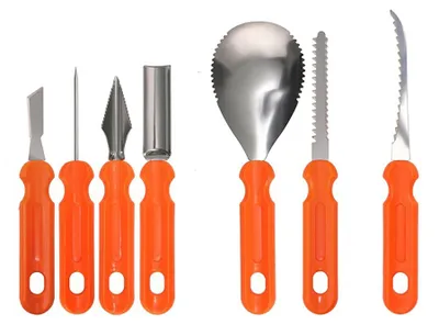 Immagine prodotto di Set di accessori per intagliare le zucche, ideali per decorazioni creative