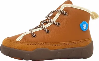 Produktbild von Affenzahn Mid Top Easy Affenzahn Jungen Lauflernschuh in Braun, Größe 27
