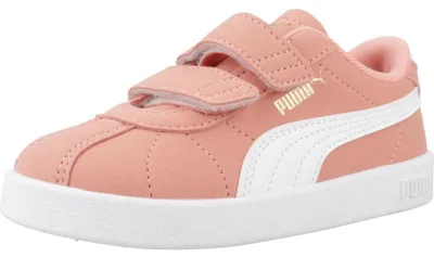 Produktbild von PUMA Kinderschuhe Sneaker Modell CLUB II V INF Orange für Jungen und Mädchen