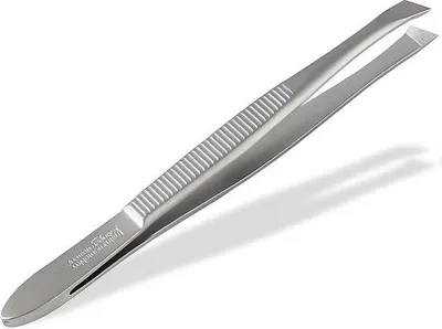 Produktbild von Edelstahlpincet zum Gesichtsbehandeln, Haarpincet für Damen und Herren zum Haarstyling und Hautpflege