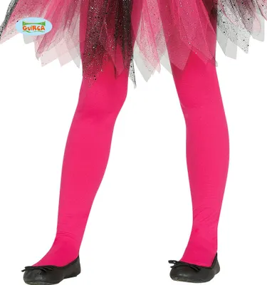Produktbild von Halloween Pink Strumpfhosen Kostüm Accessoire Damenmode Party Verkleidung Accessoires Fasching Outfit Musikalisch Familienspaß Farbe, Größe: 3 - 6 Jahre Farbe: Pink